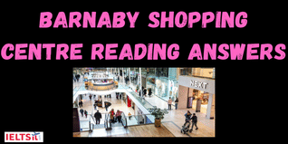 Barnaby Shopping Centre Reading Answers